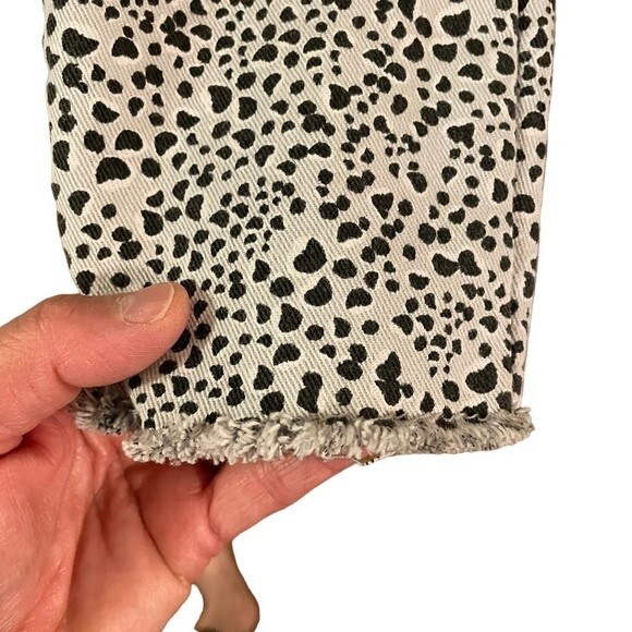 Ella Moss High Rise Skinny Jeans Animal Leopard Print Women's Size 26 - Picture 5 of 11